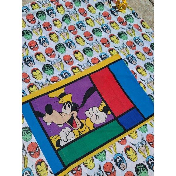 Vintage Mickey Mouse Pillow Case (1) Goofy Disney Animation Cartoons Movie... - Picture 4 of 4